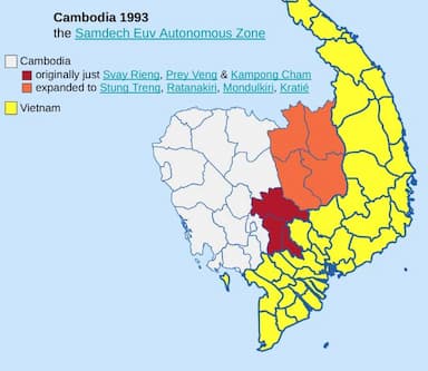 Former Countries  The Samdech Euv Autonomous Zone  Cambodia